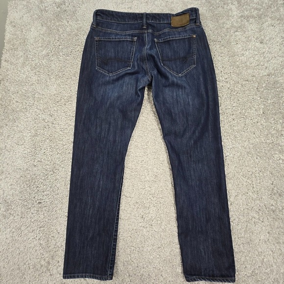 Mavi Jeans Mens 33x32 (Fits 31x30) Blue Slim Straight Low‎ Rise Dark Wash Denim - Picture 7 of 13